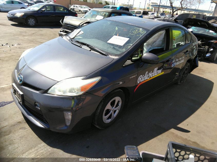 2014 TOYOTA PRIUS FOUR/FIVE/THREE/ONE/TWO JTDKN3DU4E1743366
