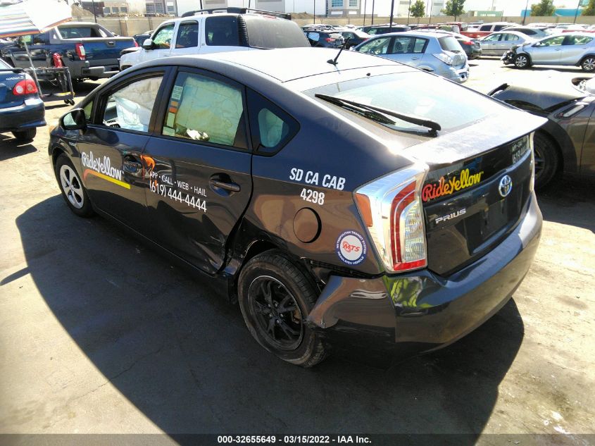2014 TOYOTA PRIUS FOUR/FIVE/THREE/ONE/TWO JTDKN3DU4E1743366