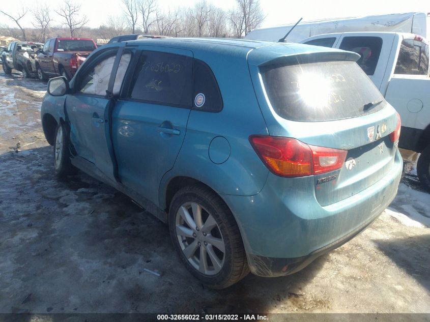 2013 MITSUBISHI OUTLANDER SPORT ES 4A4AP3AU8DE002518