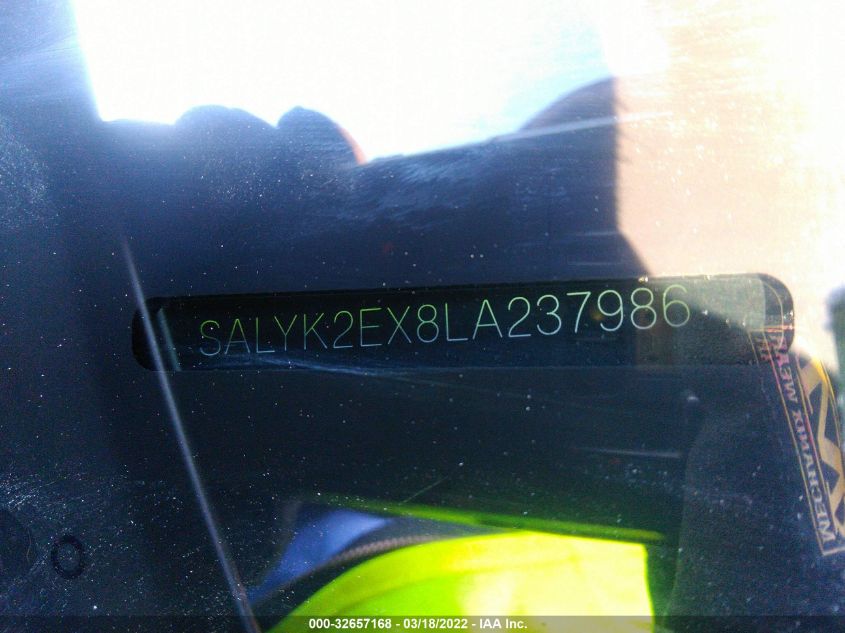 2020 LAND ROVER RANGE ROVER VELAR R-DYNAMIC S SALYK2EX8LA237986