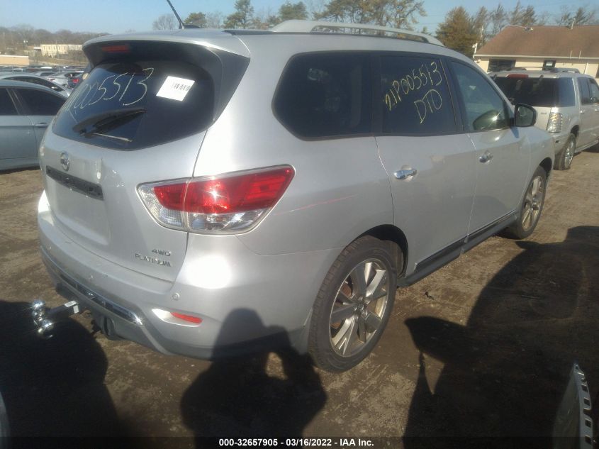 2014 NISSAN PATHFINDER PLATINUM 5N1AR2MM2EC639551