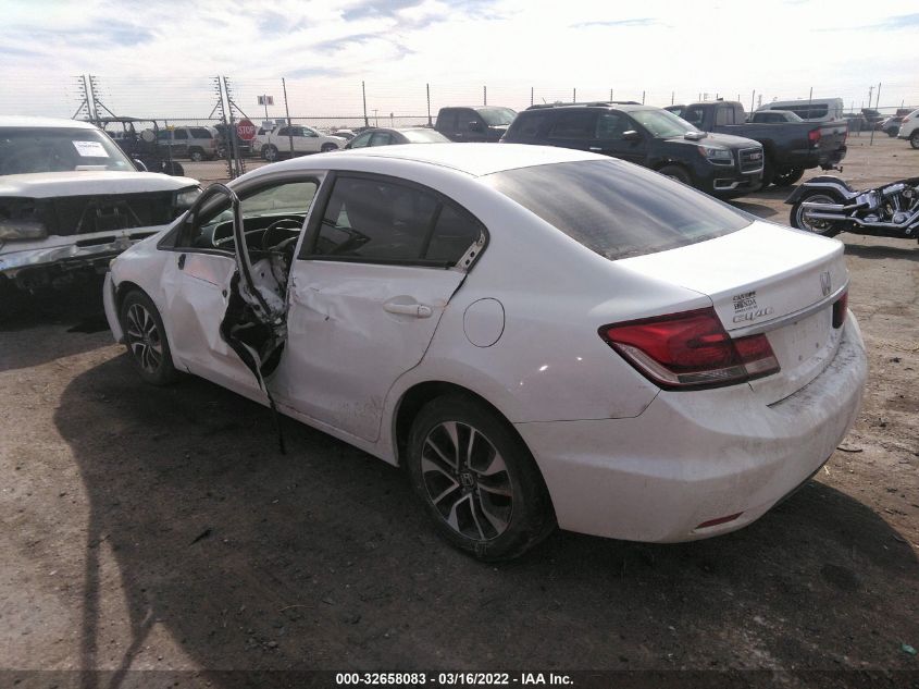 2013 HONDA CIVIC SDN EX-L 19XFB2F93DE005907
