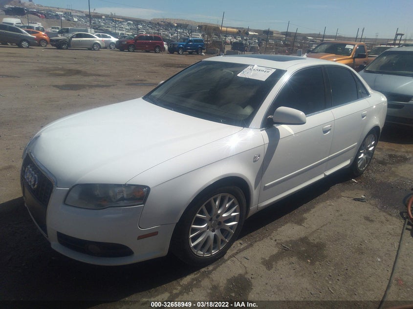 2008 AUDI A4 VIN: WAUDF78EX8A166831