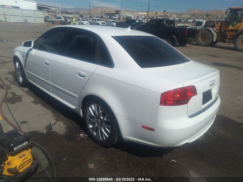 2008 AUDI A4 VIN: WAUDF78EX8A166831