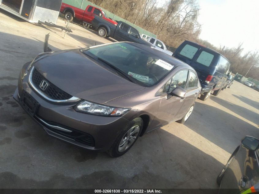 2013 HONDA CIVIC SDN LX 2HGFB2F55DH543057