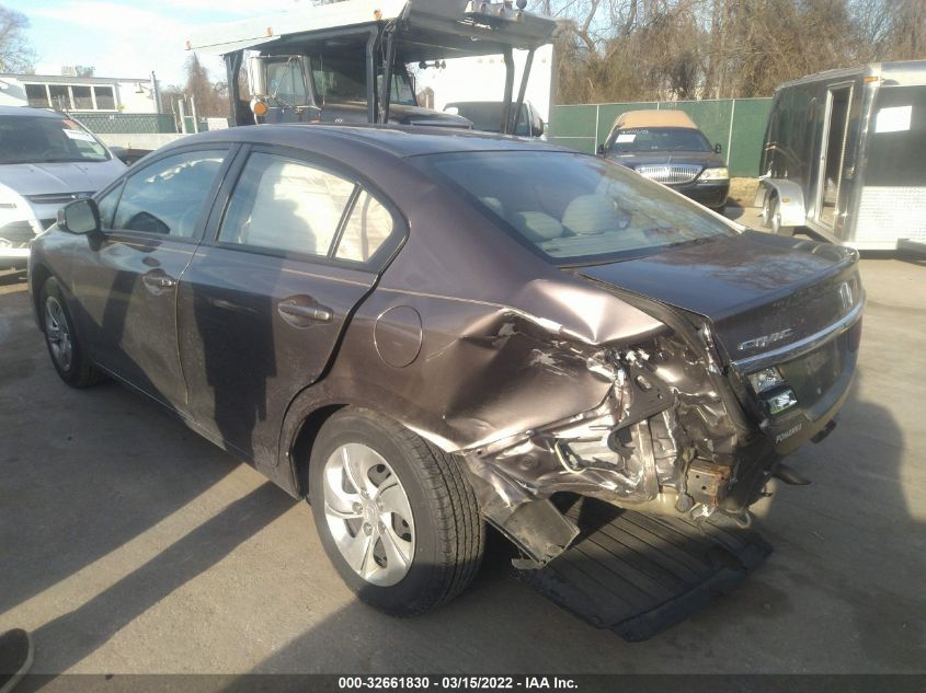 2013 HONDA CIVIC SDN LX 2HGFB2F55DH543057