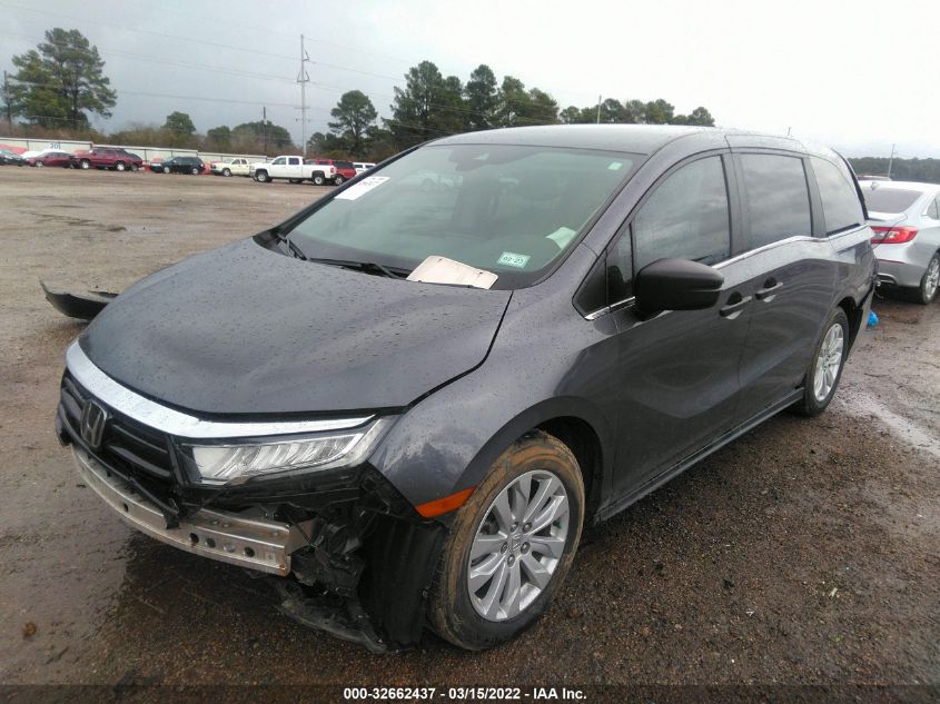 2021 HONDA ODYSSEY LX 5FNRL6H23MB009306