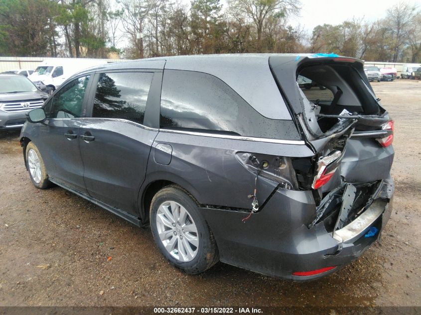 2021 HONDA ODYSSEY LX 5FNRL6H23MB009306