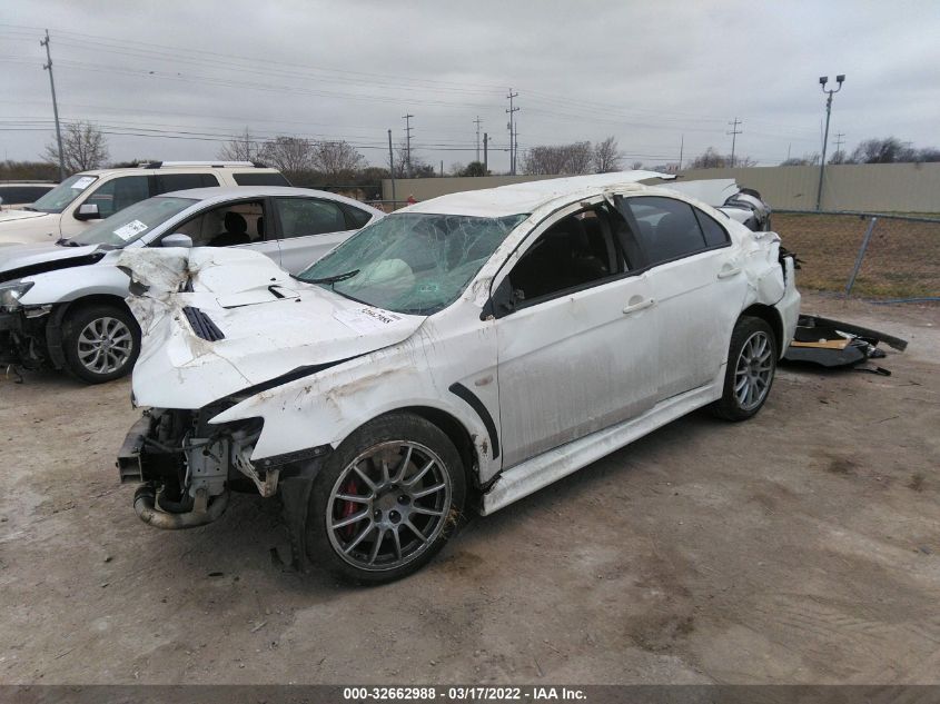 2013 MITSUBISHI LANCER EVOLUTION GSR JA32W8FVXDU012646