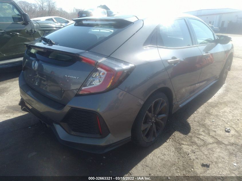 2017 HONDA CIVIC HATCHBACK SPORT SHHFK7G47HU223444
