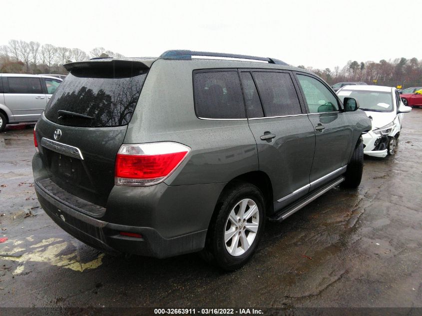 2013 TOYOTA HIGHLANDER 5TDZK3EH0DS131515