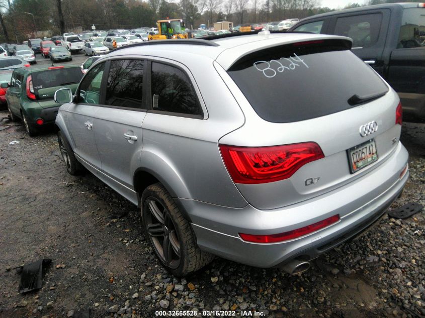 2015 AUDI Q7 3.0L TDI PRESTIGE WA1WMAFE7FD018224