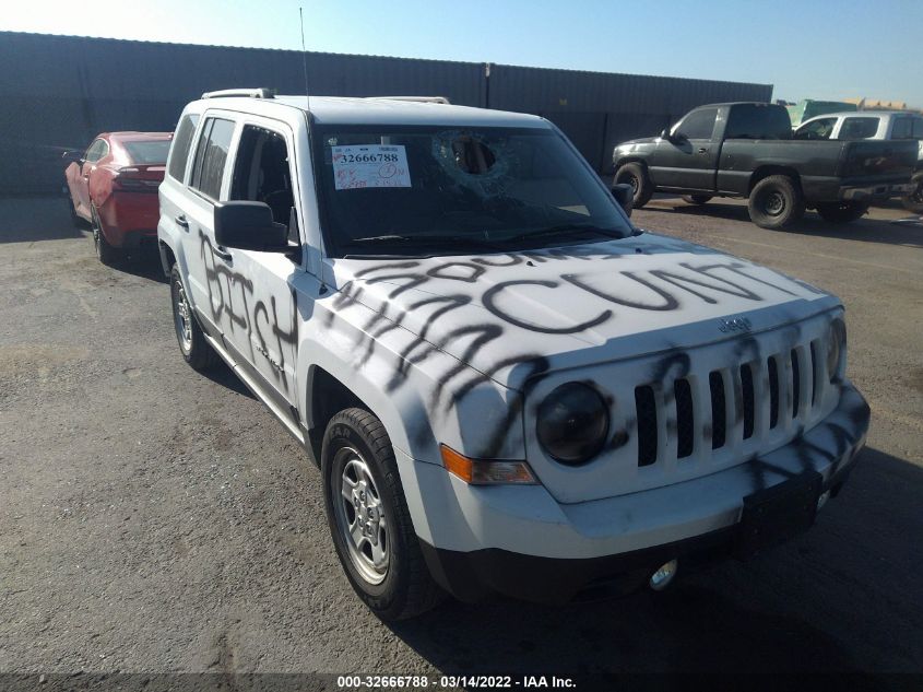 2017 JEEP PATRIOT SPORT 1C4NJPBA0HD171143