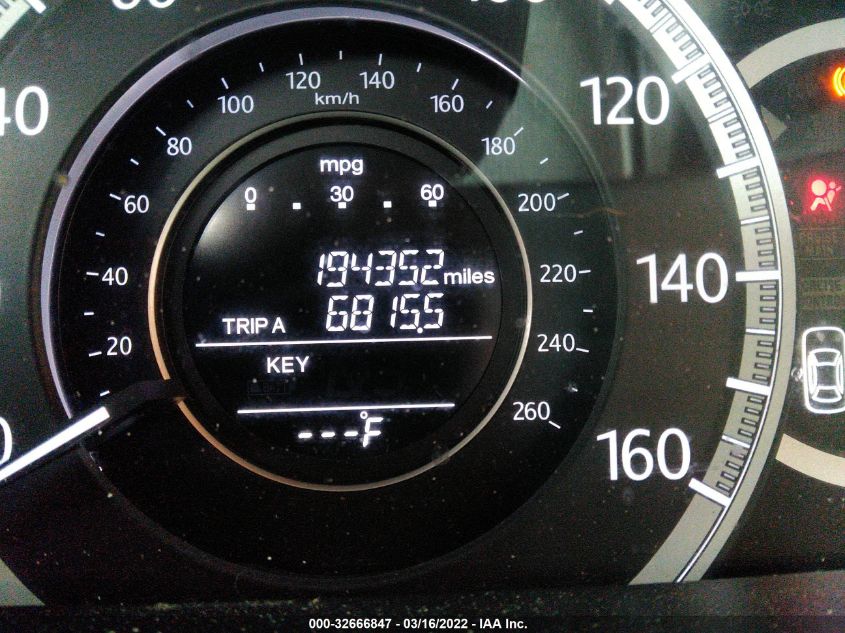 2013 HONDA ACCORD SDN EX 1HGCR2F77DA277703