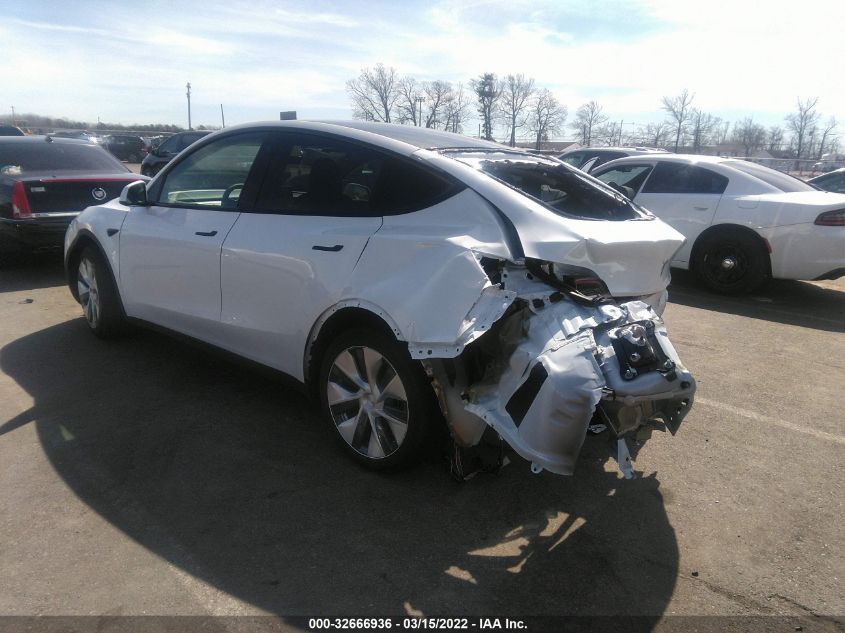 2021 TESLA MODEL Y LONG RANGE 5YJYGDEE8MF086773