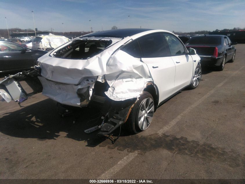 2021 TESLA MODEL Y LONG RANGE 5YJYGDEE8MF086773