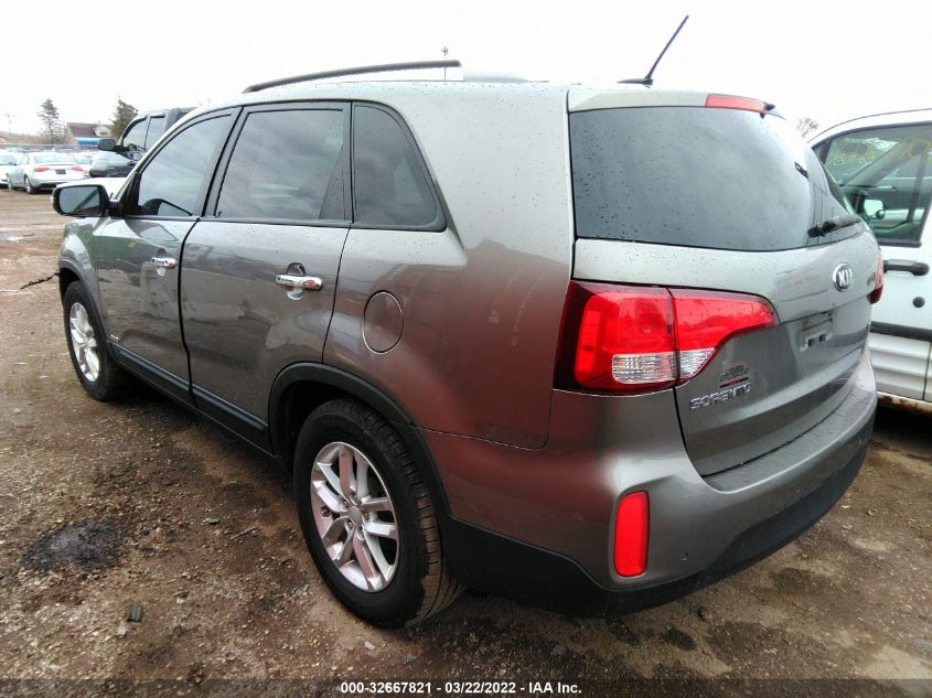 2015 KIA SORENTO LX 5XYKTCA63FG585440