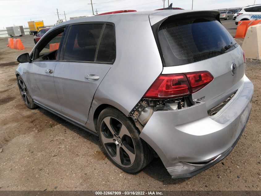 2015 VOLKSWAGEN GOLF GTI AUTOBAHN 3VW4T7AU7FM046222
