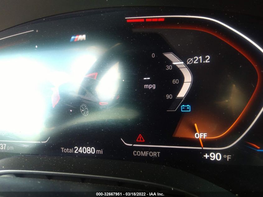 2021 BMW 5 SERIES 530I WBA53BH0XMCF11166