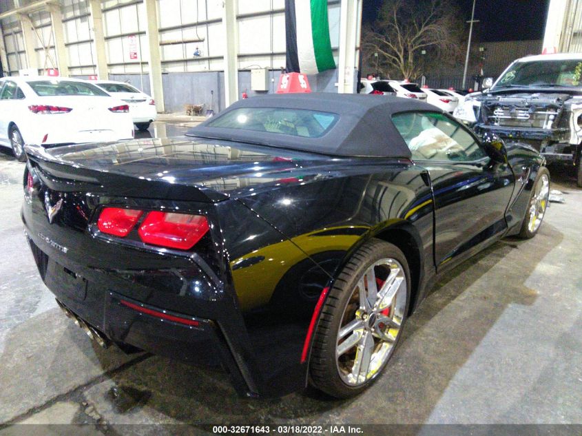 2014 CHEVROLET CORVETTE STINGRAY Z51 3LT 001YM3D71E5126922