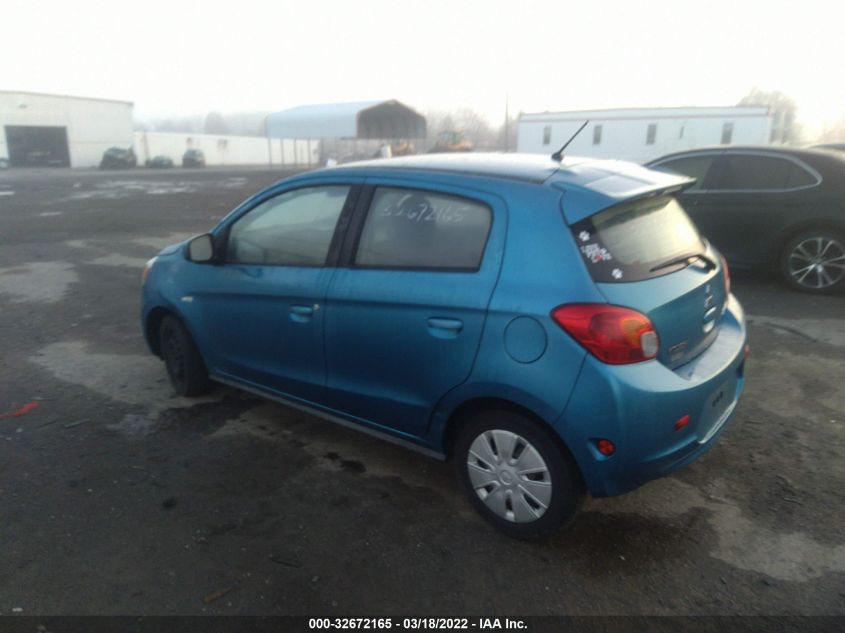 2015 MITSUBISHI MIRAGE DE/RF ML32A3HJ3FH008739