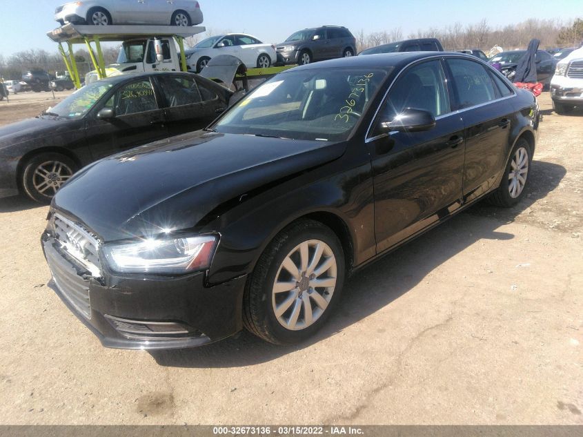 2013 AUDI A4 PREMIUM WAUDFAFL3DA184144