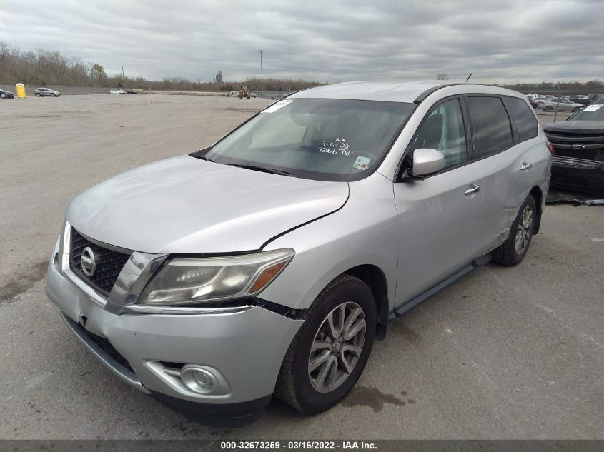 2014 NISSAN PATHFINDER S 5N1AR2MN0EC726678