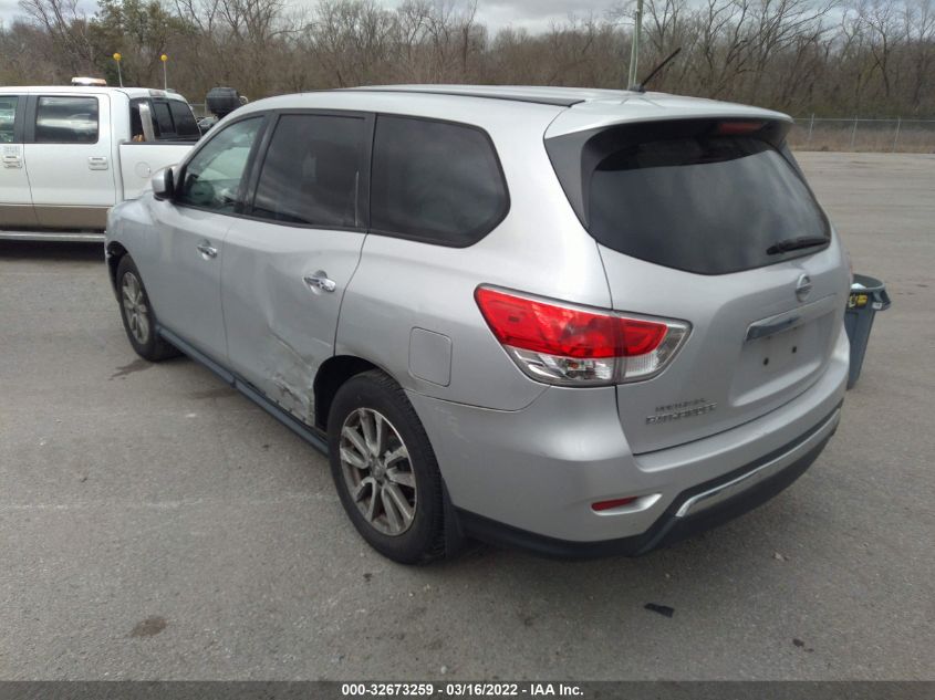 2014 NISSAN PATHFINDER S 5N1AR2MN0EC726678