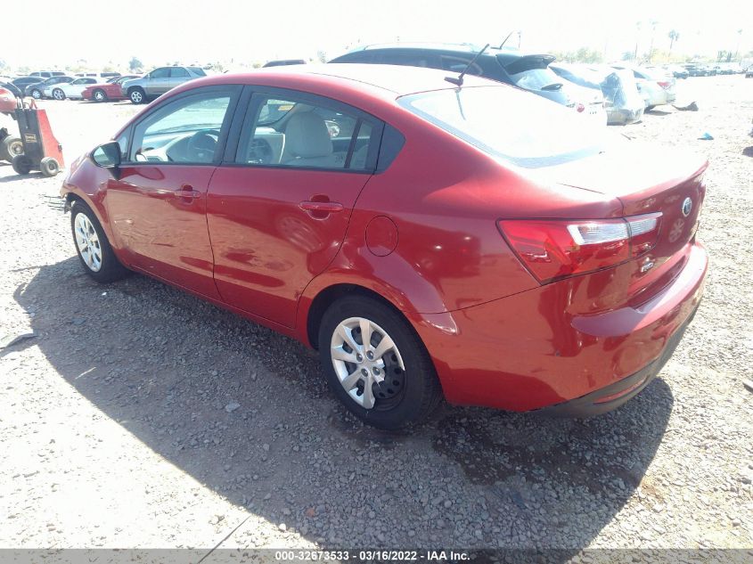 2013 KIA RIO LX KNADM4A35D6300364
