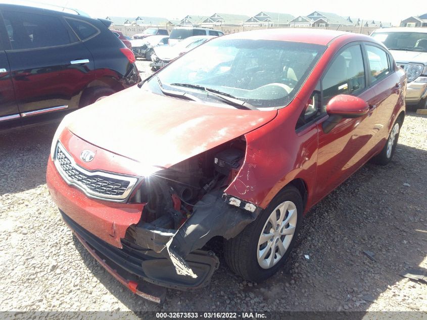 2013 KIA RIO LX KNADM4A35D6300364
