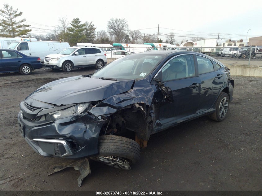 2020 HONDA CIVIC SEDAN VIN: 2HGFC2F66LH503381