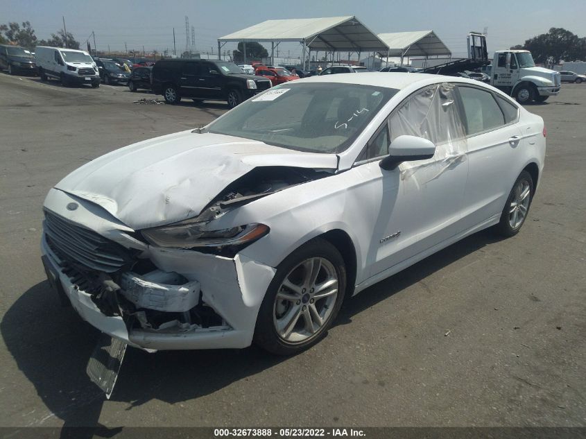 2018 FORD FUSION HYBRID S 3FA6P0UU5JR154469