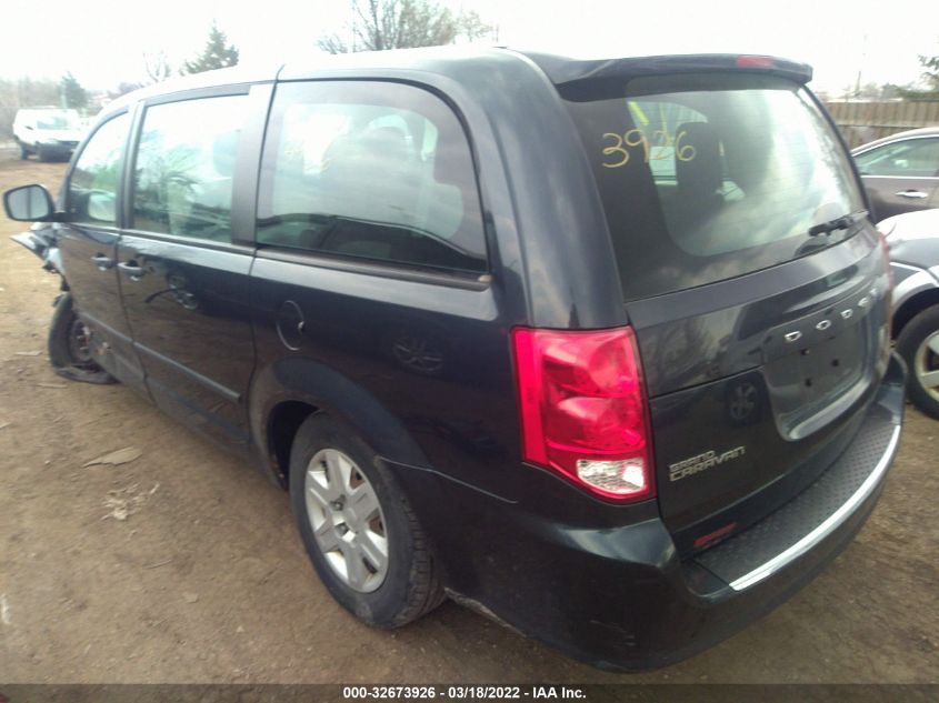 2013 DODGE GRAND CARAVAN AMERICAN VALUE PKG 2C4RDGBG9DR607914