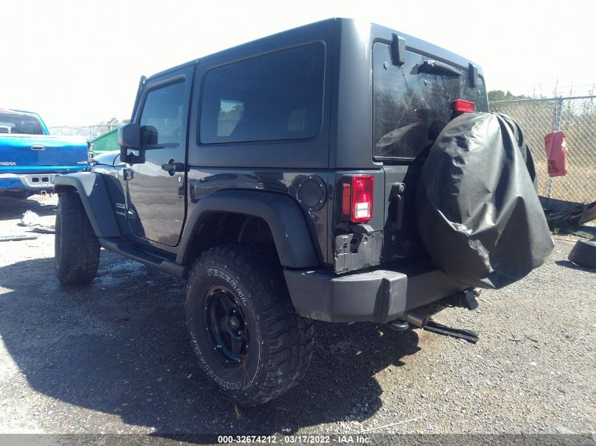 2017 JEEP WRANGLER SPORT 1C4AJWAG2HL592771