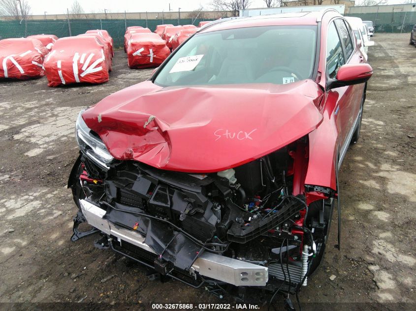 2022 HONDA CR-V HYBRID TOURING 5J6RT6H95NL017168