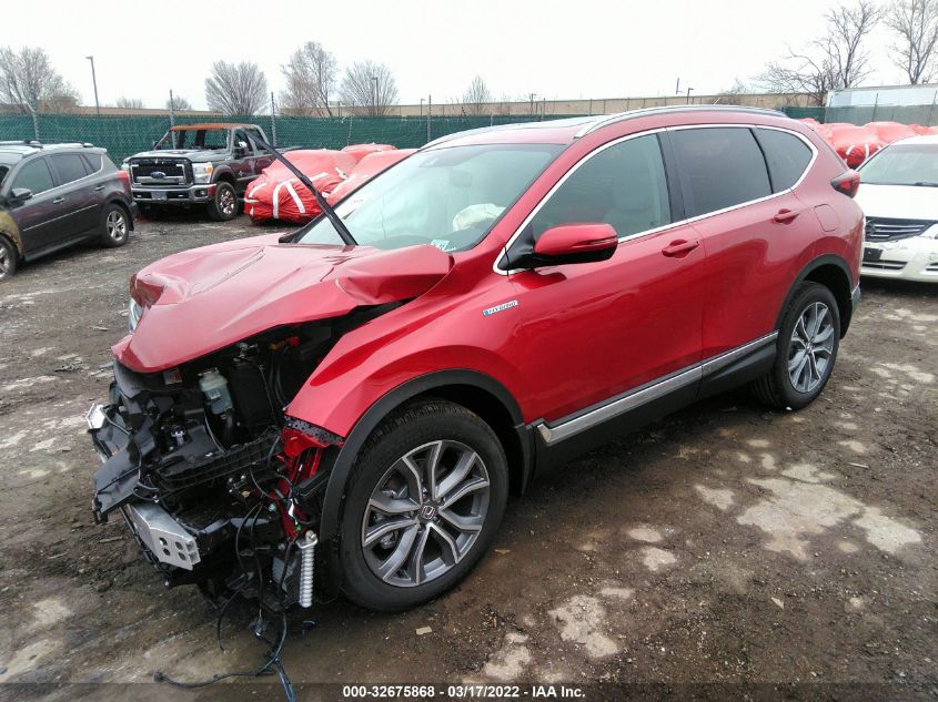 2022 HONDA CR-V HYBRID TOURING 5J6RT6H95NL017168