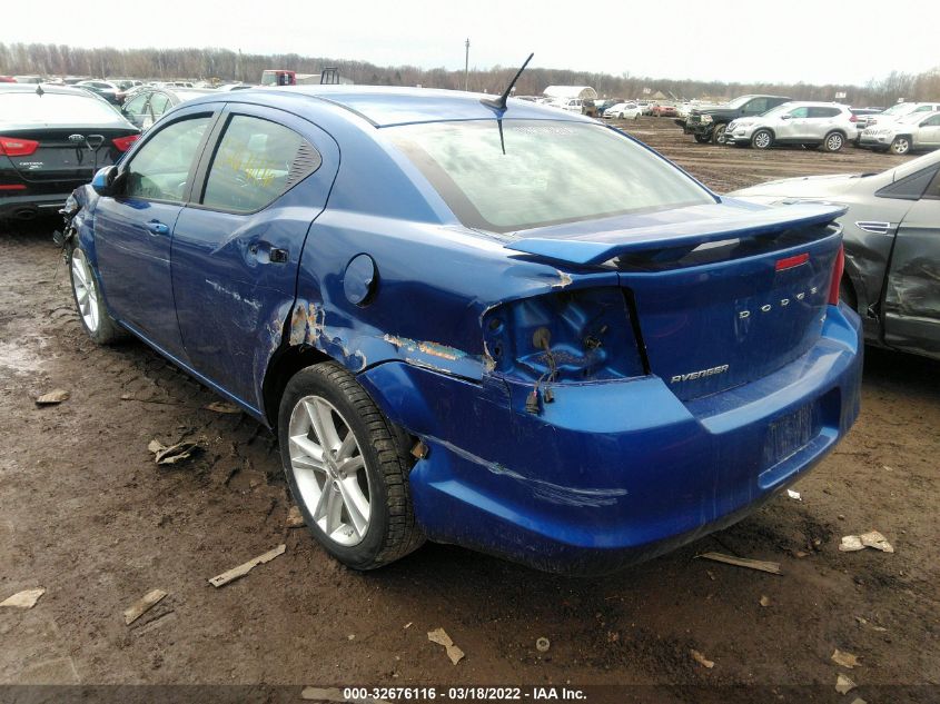 2014 DODGE AVENGER SXT 1C3CDZCB4EN136651