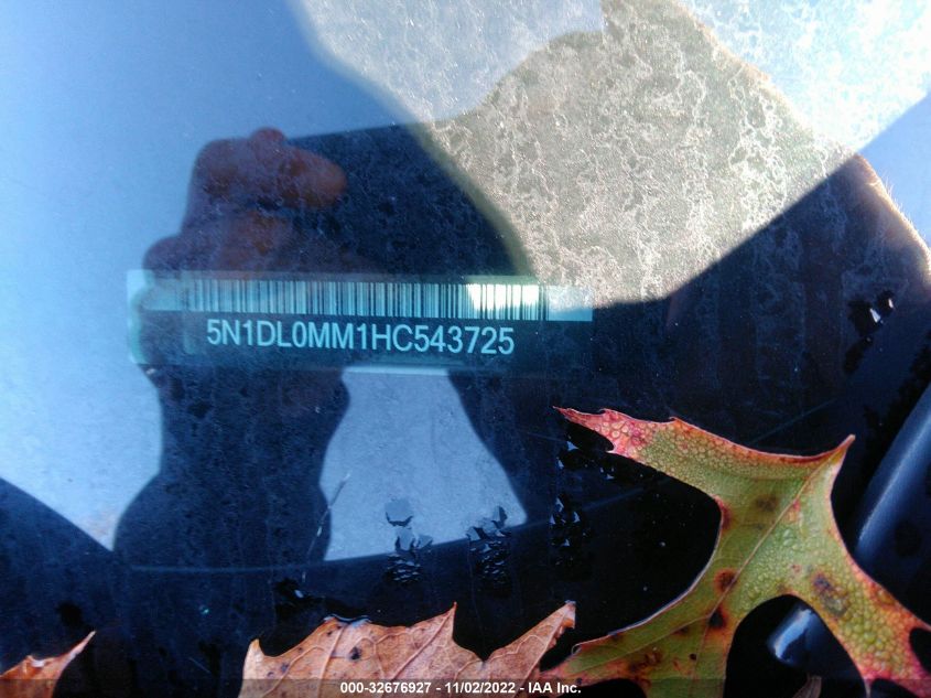 2017 INFINITI QX60 5N1DL0MM1HC543725