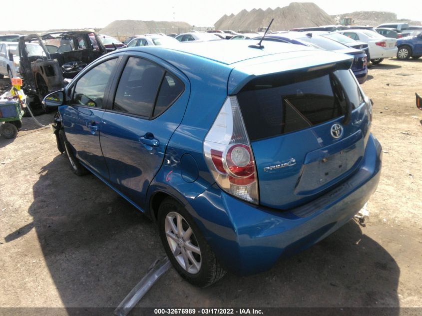 2013 TOYOTA PRIUS C ONE/TWO/THREE/FOUR JTDKDTB31D1046345
