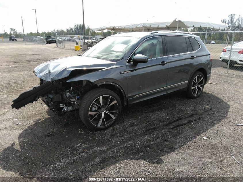 2022 VOLKSWAGEN TIGUAN SEL R-LINE 3VV4B7AX7NM021532