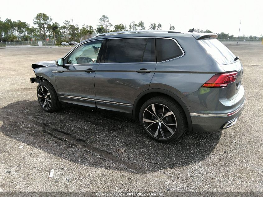 2022 VOLKSWAGEN TIGUAN SEL R-LINE 3VV4B7AX7NM021532