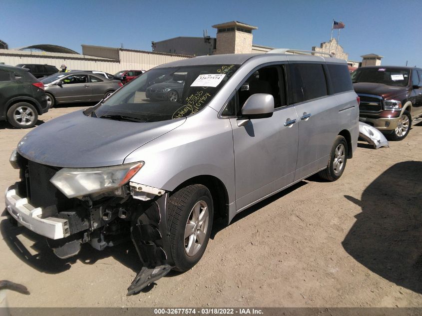 2013 NISSAN QUEST SV JN8AE2KP5D9067971
