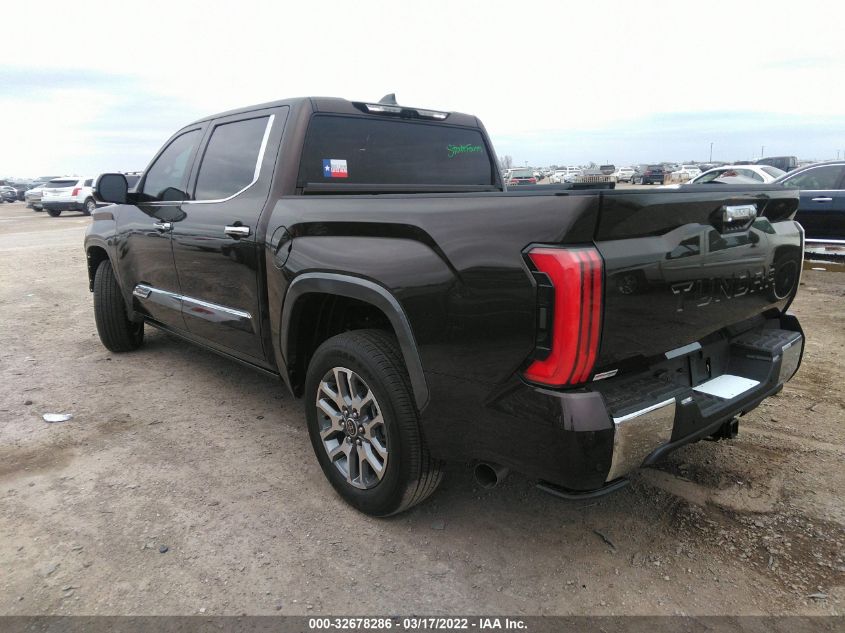 2022 TOYOTA TUNDRA 2WD 1794 EDITION 5TFMA5AB2NX003444