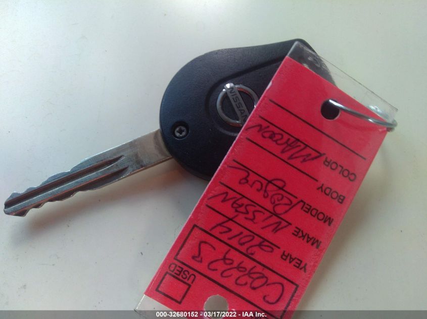 2014 NISSAN ROGUE SELECT S JN8AS5MT0EW610683