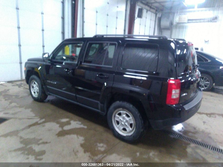 2014 JEEP PATRIOT SPORT 1C4NJRBB3ED550976