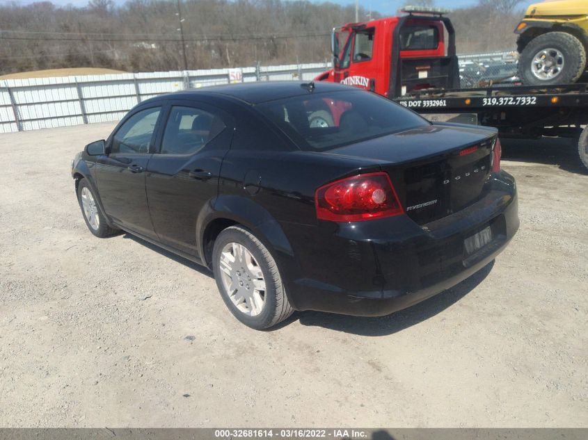 2013 DODGE AVENGER SE 1C3CDZAB0DN682476