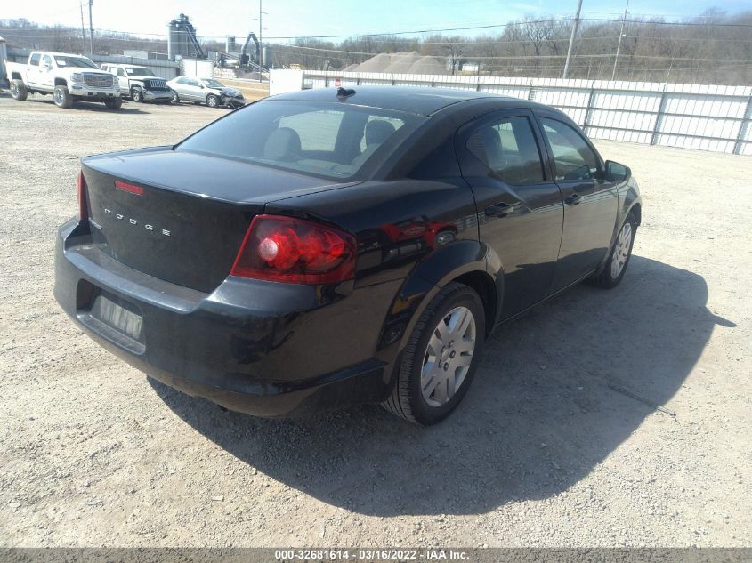 2013 DODGE AVENGER SE 1C3CDZAB0DN682476