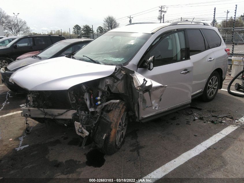 2014 NISSAN PATHFINDER SL HYBRID 5N1CR2MN5EC655700