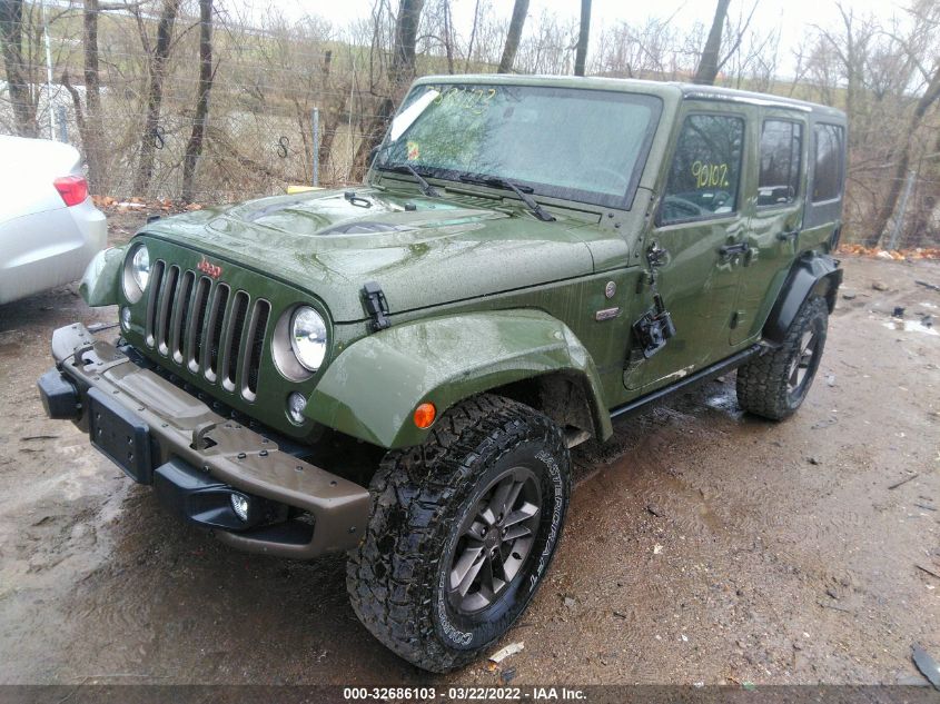 2016 JEEP WRANGLER UNLIMITED 75TH ANNIVERSARY 1C4BJWEG0GL260924