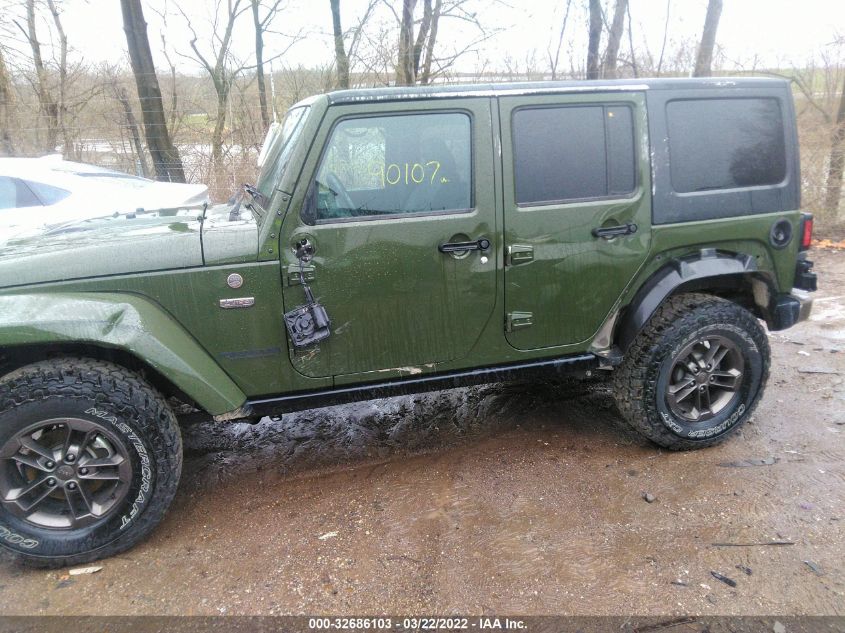 2016 JEEP WRANGLER UNLIMITED 75TH ANNIVERSARY 1C4BJWEG0GL260924
